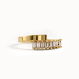 Baguette Wrap Around Statement Ring