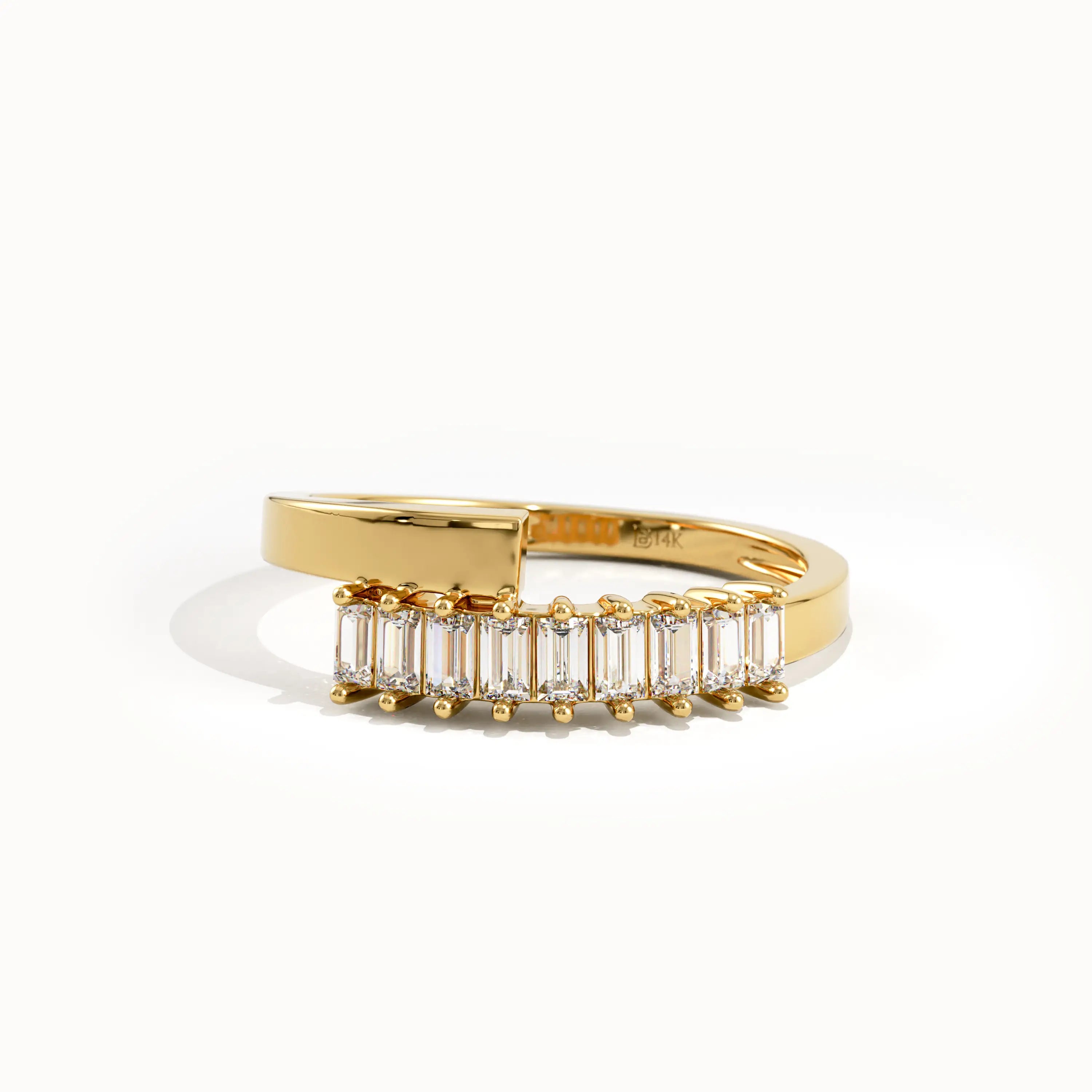 Baguette Wrap Around Statement Ring - BRENNMORE 