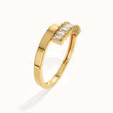 Baguette Wrap Around Statement Ring