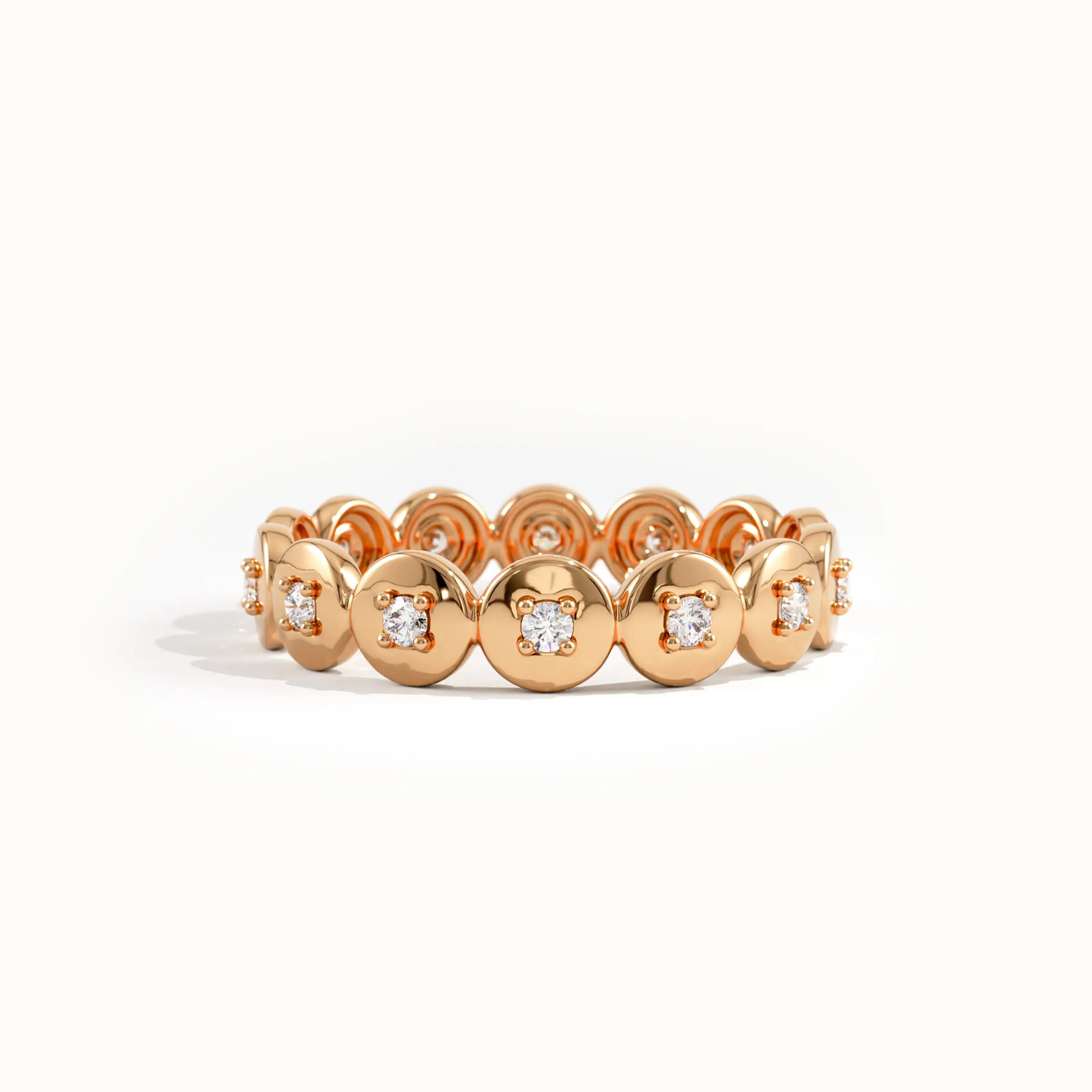 Eternity Circle Statement Ring in Gold - BRENNMORE 