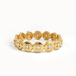 Eternity Circle Statement Ring in Gold - BRENNMORE 