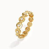 Eternity Circle Statement Ring in Gold - BRENNMORE 