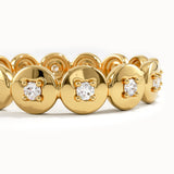 Eternity Circle Statement Ring in Gold - BRENNMORE 