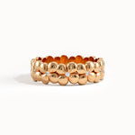 Flower Band Dainty Statement Ring - BRENNMORE 