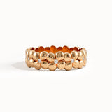 Flower Band Dainty Statement Ring - BRENNMORE 