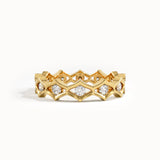 Eternity Band Geometric Statement Ring - BRENNMORE 