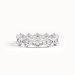 Eternity Band Geometric Statement Ring - BRENNMORE 