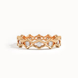 Eternity Band Geometric Statement Ring - BRENNMORE 