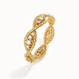 Unique Twisted Eternity Statement Ring - BRENNMORE 
