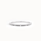Thin Beaded Stacking Ring - BRENNMORE