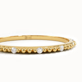 Thin Beaded Stacking Ring - BRENNMORE 