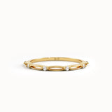 Thin Gold Stacking Ring - BRENNMORE