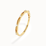Thin Gold Stacking Ring - BRENNMORE