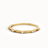 Thin Gold Stacking Ring - BRENNMORE