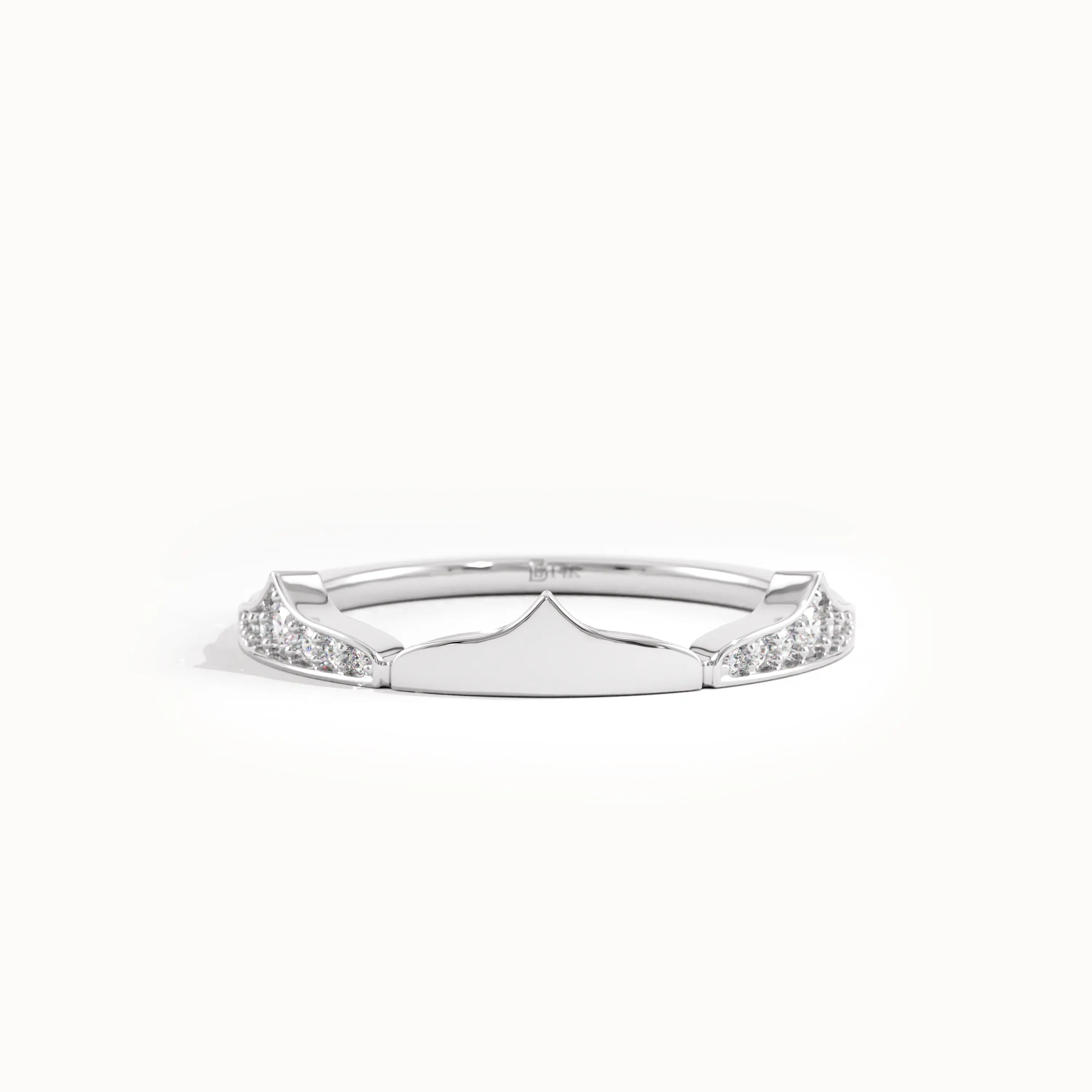 Unique Stacking Ring in 14k Gold