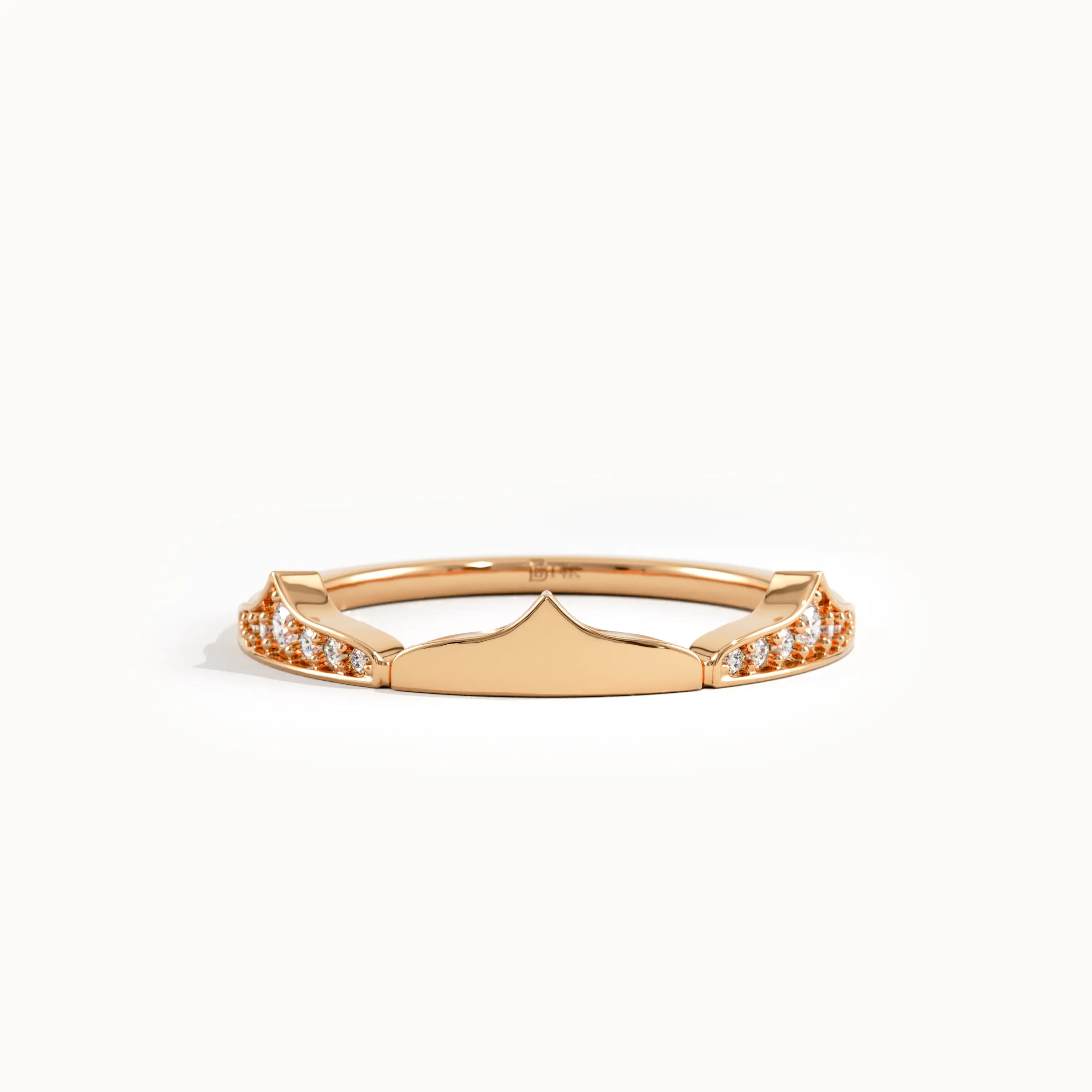 Unique Stacking Ring in 14k Gold - BRENNMORE