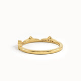 Unique Stacking Ring in 14k Gold