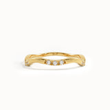 Curvy Band Slim Stacking Ring