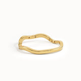 Curvy Band Slim Stacking Ring
