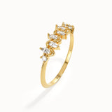 Marquise Ups and Downs Stacking Ring - BRENNMORE