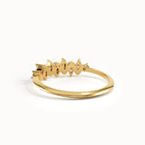 Marquise Ups and Downs Stacking Ring - BRENNMORE