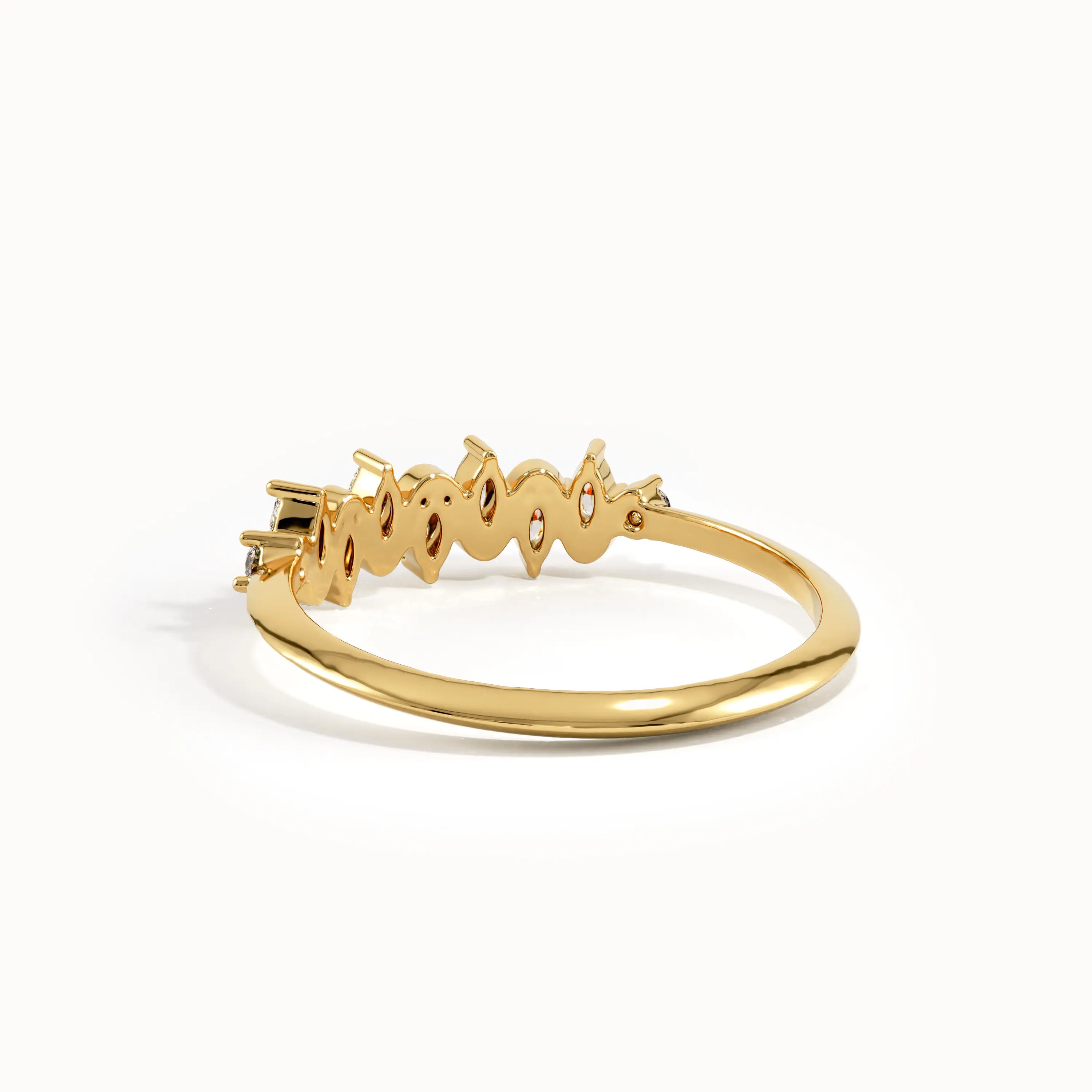 Marquise Ups and Downs Stacking Ring - BRENNMORE