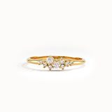 Cluster Lab Diamond Simple Stacking Ring