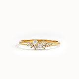 Cluster Lab Diamond Simple Stacking Ring - BRENNMORE