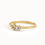 Cluster Lab Diamond Simple Stacking Ring - BRENNMORE