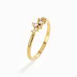 Cluster Lab Diamond Simple Stacking Ring