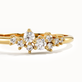 Cluster Lab Diamond Simple Stacking Ring - BRENNMORE