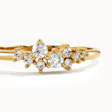 Cluster Lab Diamond Simple Stacking Ring