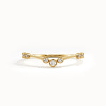 Vintage Slim Stackable Curve Ring - BRENNMORE