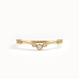 Vintage Slim Stackable Curve Ring - BRENNMORE