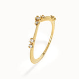 Vintage Slim Stackable Curve Ring - BRENNMORE 