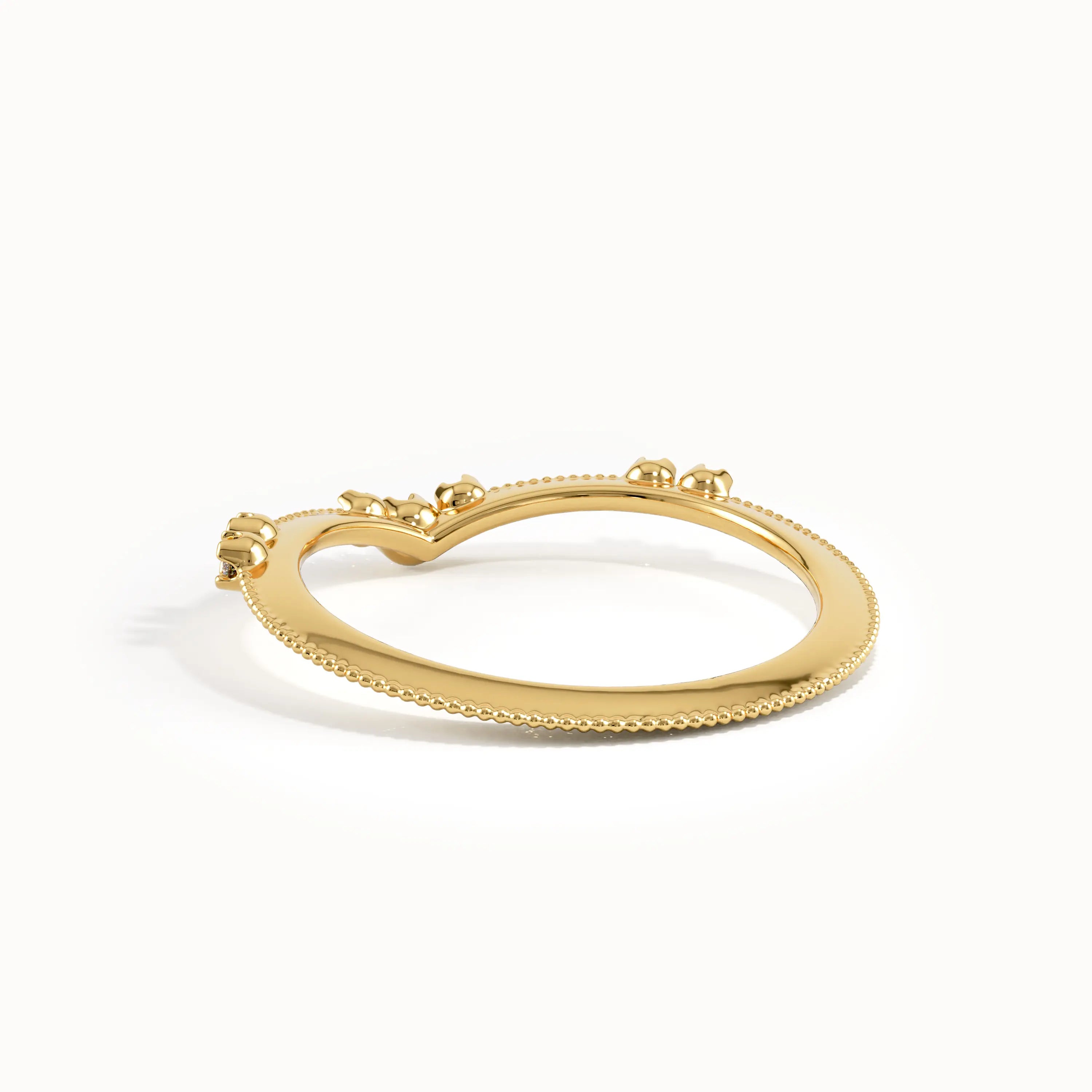 Vintage Slim Stackable Curve Ring - BRENNMORE 