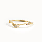 Vintage Slim Stackable Curve Ring