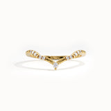 Dainty Gold Slim Curve Ring
