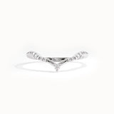 Dainty Gold Slim Curve Ring - BRENNMORE