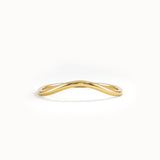 Ultra Slim Band Curve Ring