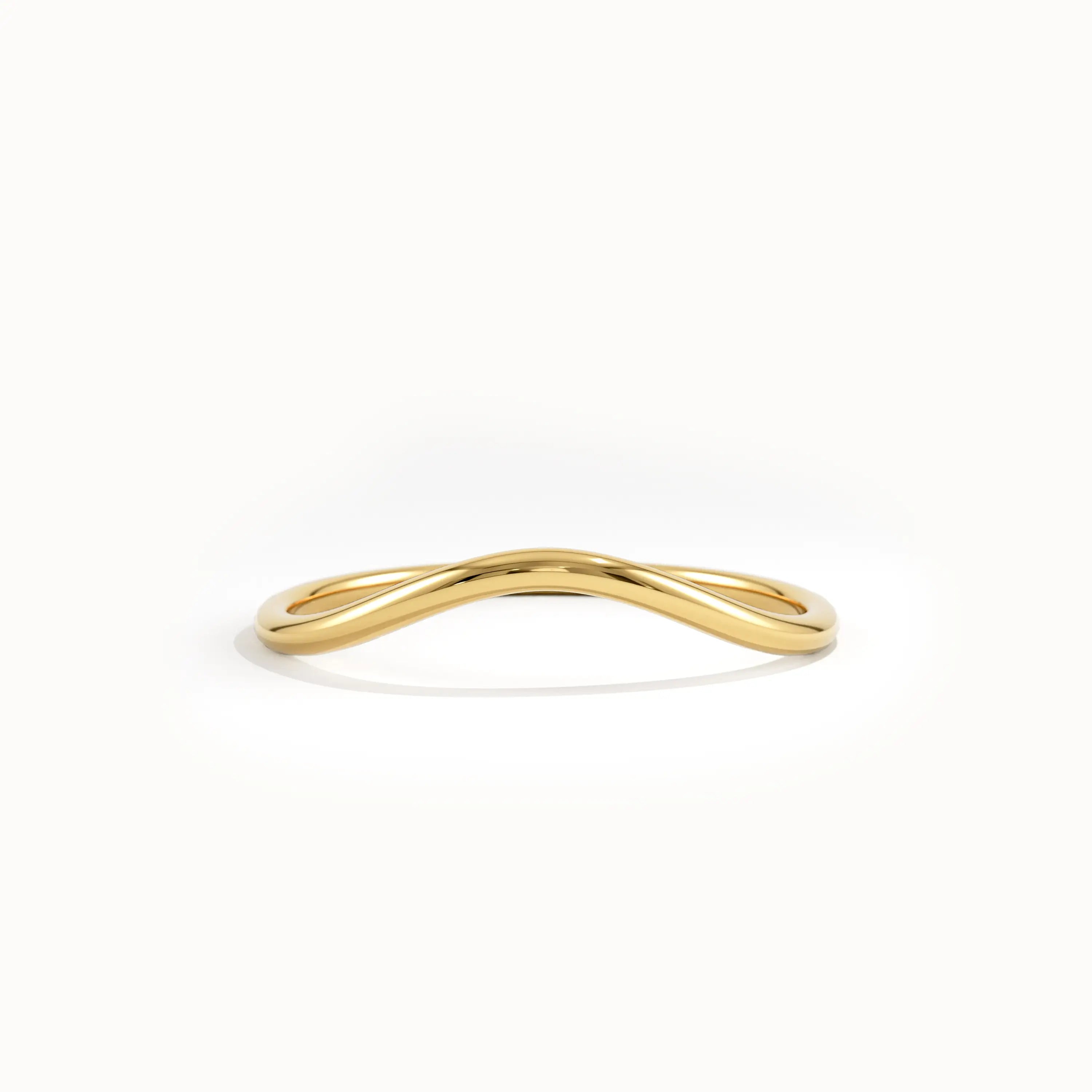 Ultra Slim Band Curve Ring - BRENNMORE 
