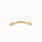 Ultra Slim Band Curve Ring - BRENNMORE