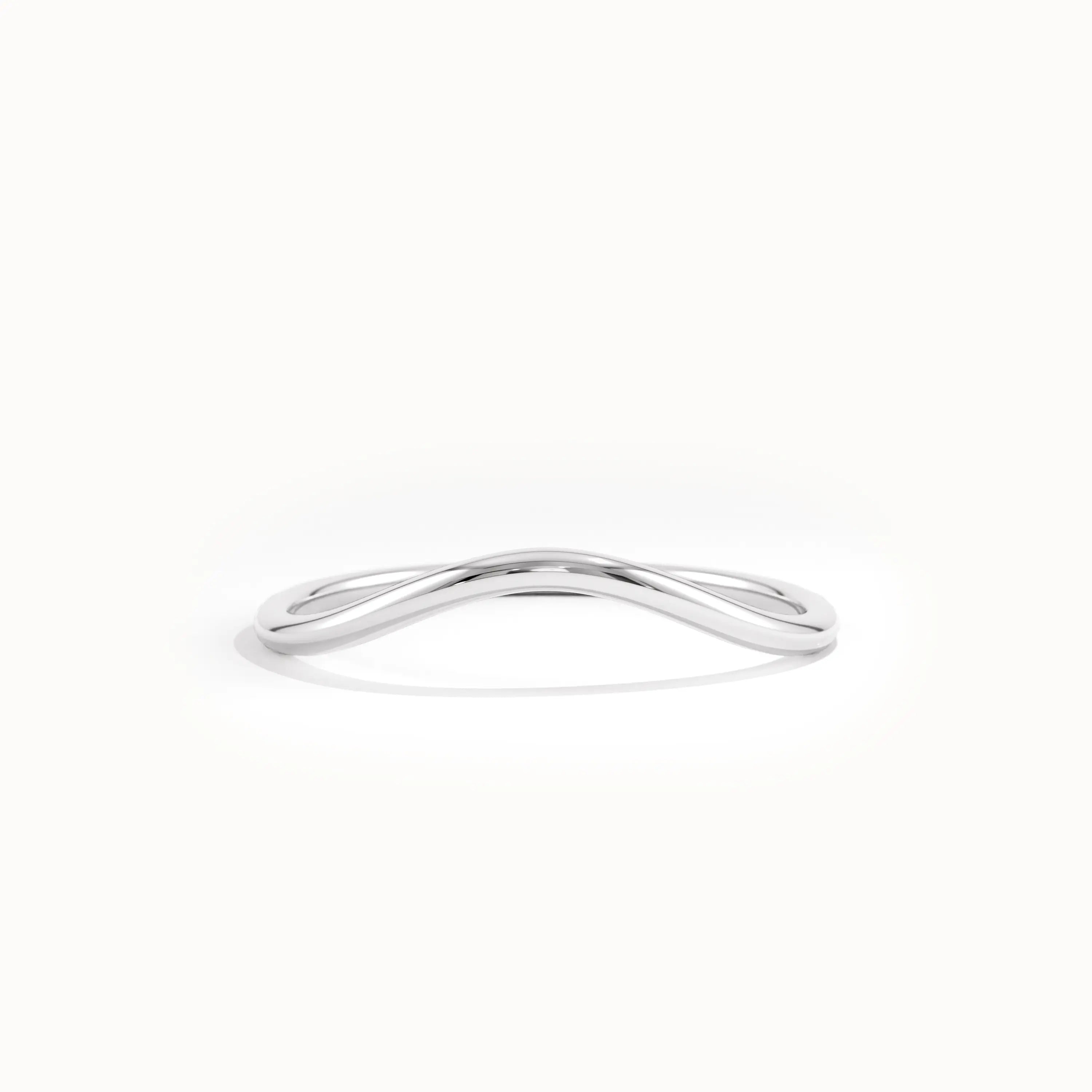 Ultra Slim Band Curve Ring