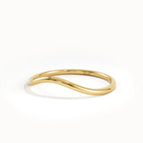 Ultra Slim Band Curve Ring