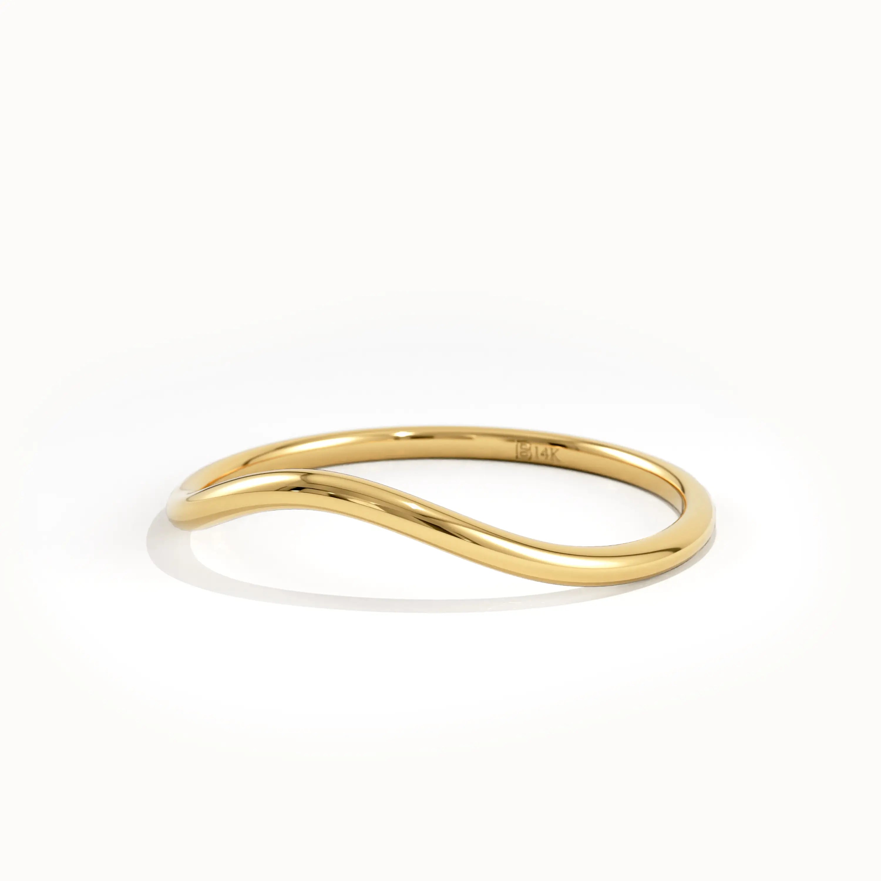 Ultra Slim Band Curve Ring - BRENNMORE 