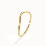 Ultra Slim Band Curve Ring
