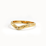 Pave Lab Diamond Celestial Curve Ring - BRENNMORE 