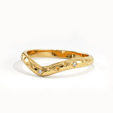Pave Lab Diamond Celestial Curve Ring - BRENNMORE