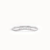 Slim Curved Wedding Band - BRENNMORE