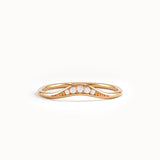 Slim Curved Wedding Band - BRENNMORE